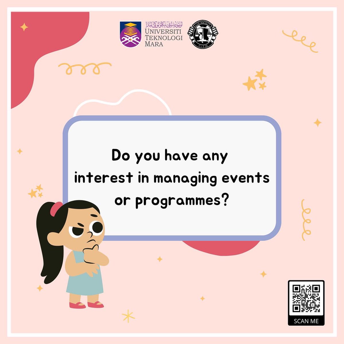 LawSocUitm's tweet photo. Greetings from UiTM Law Society ✨

As you embark on your journey to a new semester, make this semester a frolic semester to remember and join our club for future exciting programmes and activities. Join us in our journey to make learning the law fun! https://t.co/Tnbe3NcjGp