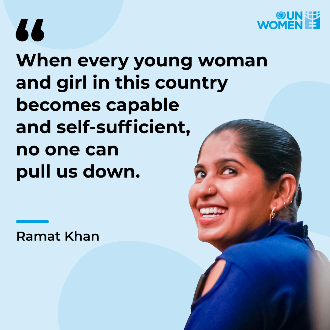 “My message to every parent: Get your girls educated.” Ramat Khan is a community educator with UN Women’s Second Chance Education and Vocational Learning Programme in Rajasthan, India. Read her story👉 unwo.men/wp3s50LgKeA @unwomenasia