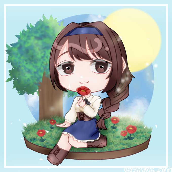 茶髪の女の子のtwitterイラスト検索結果