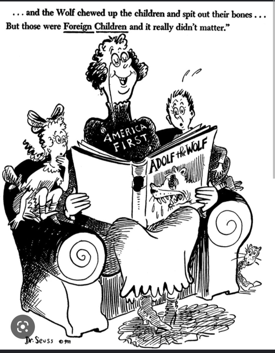 RT @Siriannista: @vodkabooty Dr Seuss mentioned it like a dozen times during the war. https://t.co/UhfaW5y0yn