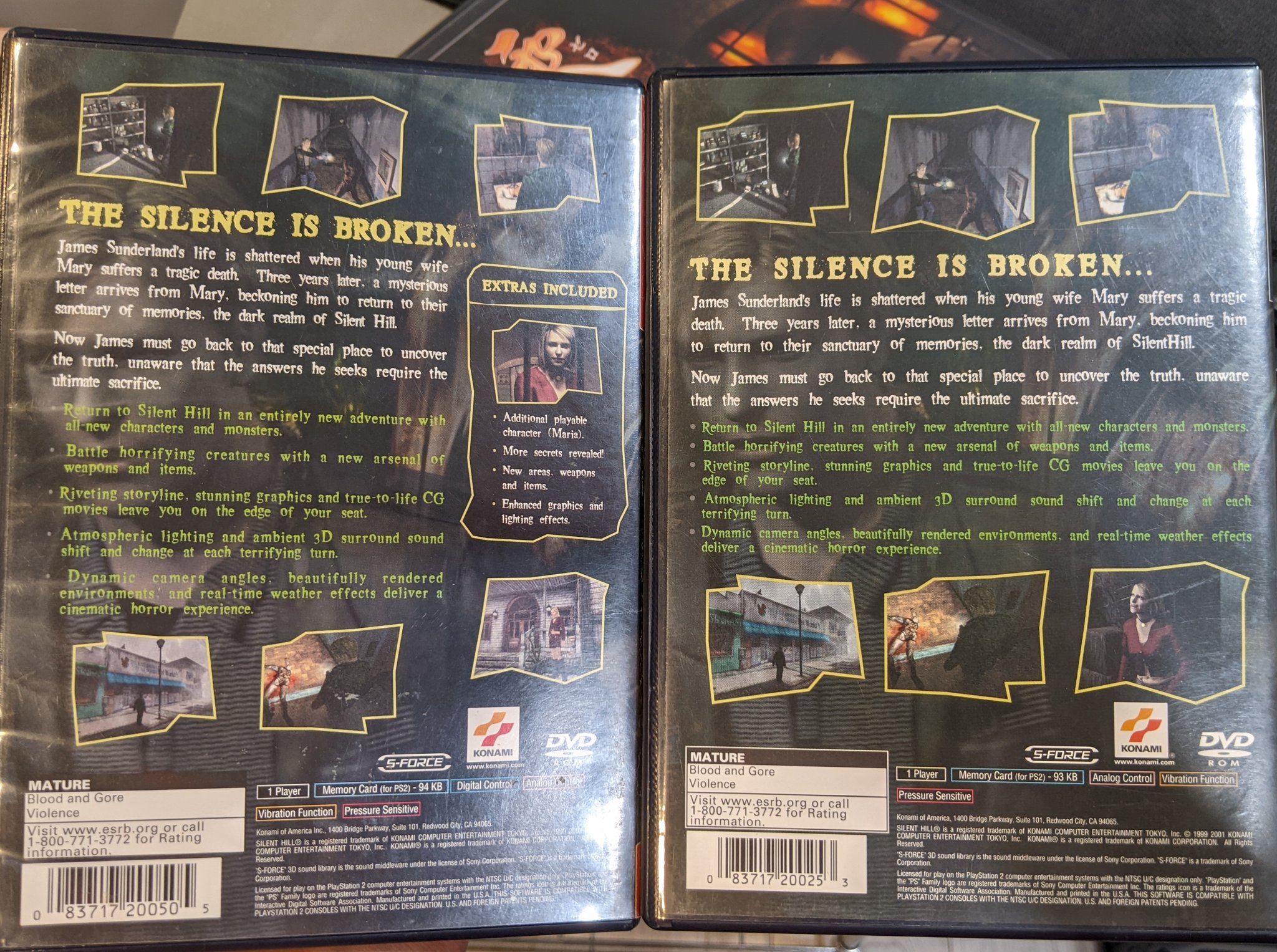 Al Yang on X: Interesting fact about Silent Hill 2 on the PS2 is that the  greatest hits version had extra content the original didn't in the form of  the Maria Scenario