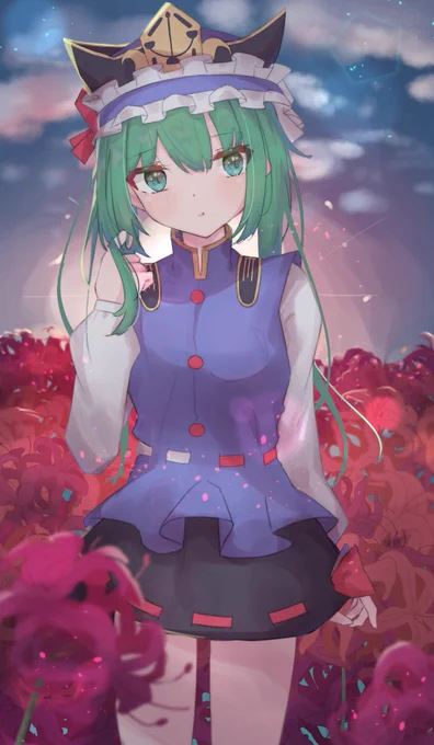 ツインテ映姫様#東方Project #四季映姫・ヤマザナドゥ 