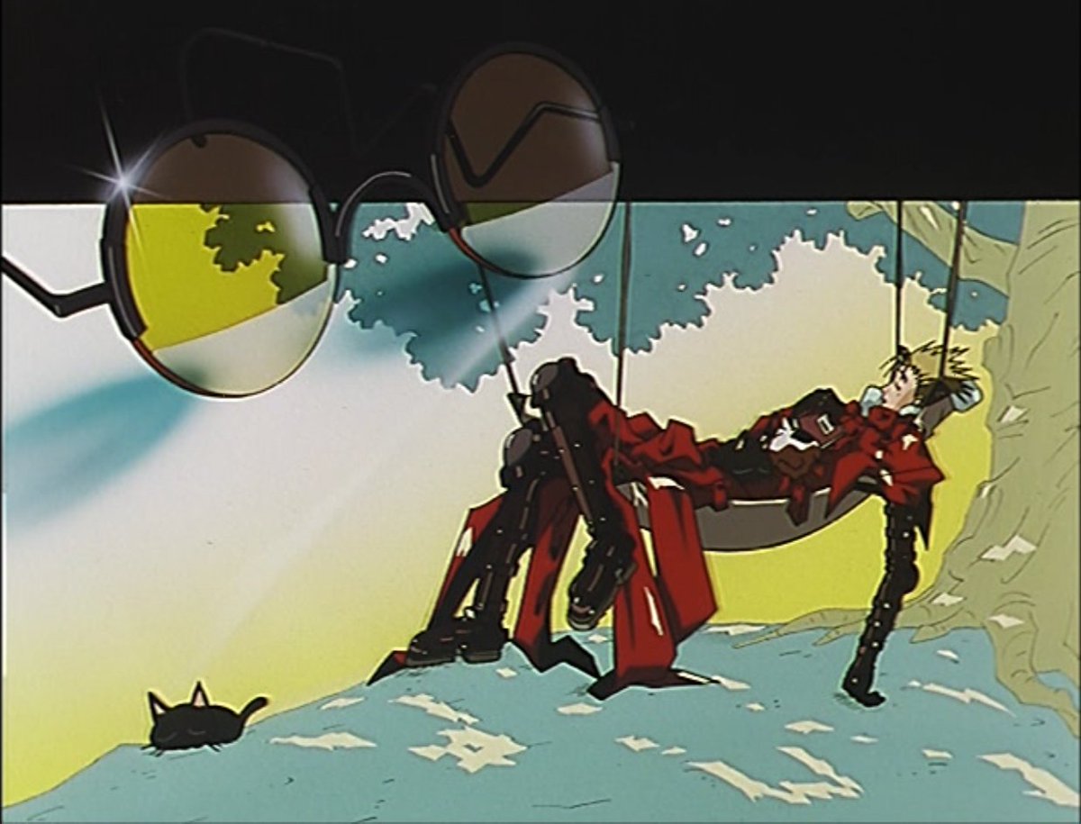 VASHUSTAMPEDE's tweet photo. 【Trigun (1998) End Cards】https://t.co/q8wqbNyqLE