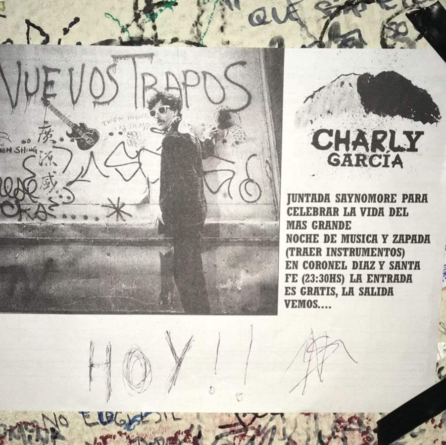 FtsCharlyGarcia's tweet photo. ¡En Argentina ya es 23 de octubre! https://t.co/TrtR8XnXCq
