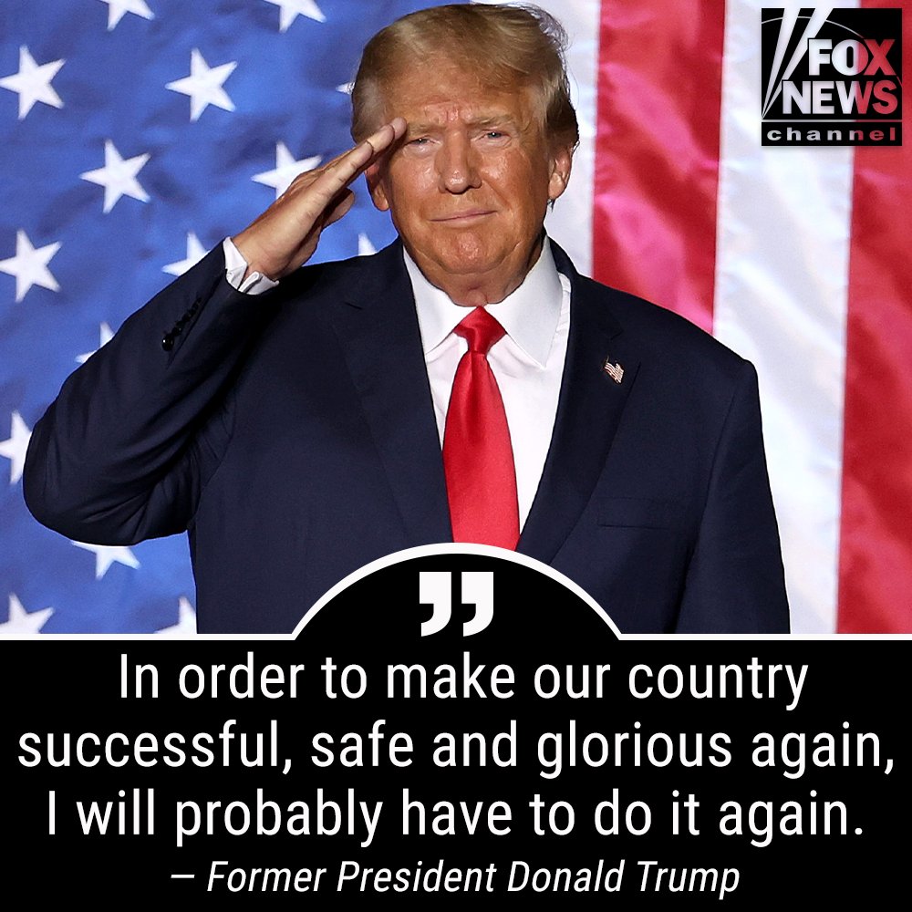 RETURN TO 45?: Former President Trump hints at 2024 run at Texas rally. fxn.ws/3eTy6Gz