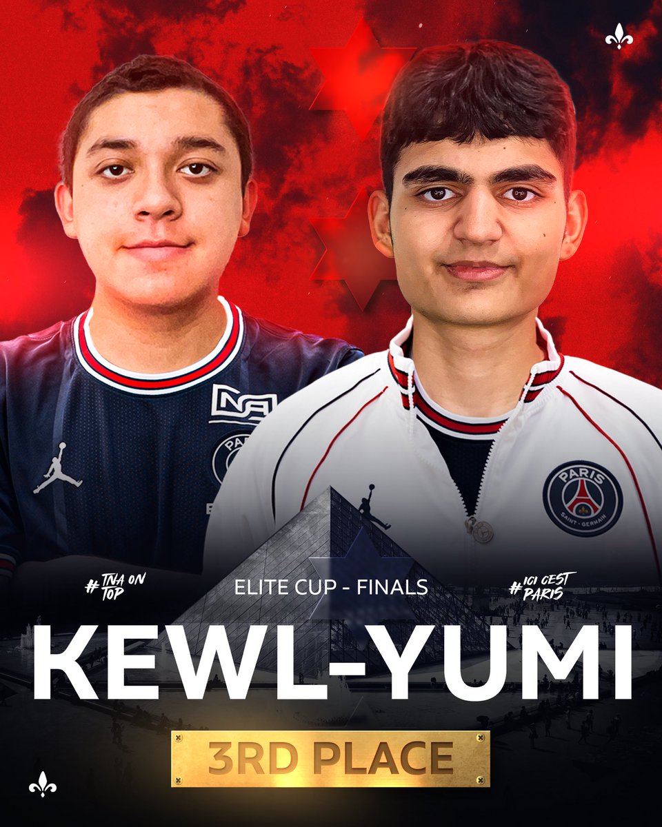 SUPER KEWL 🥉 The duo of @yumifnbr & @Kewlfn take 3rd in the Elite Cup!