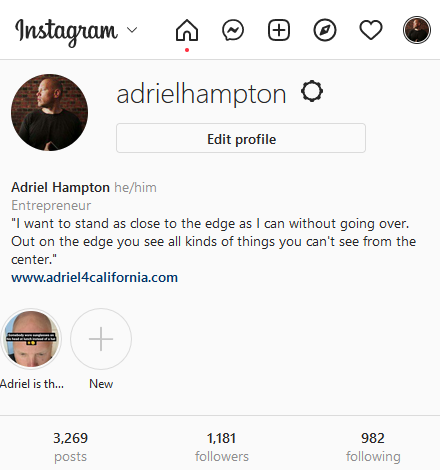 adrielhampton's tweet image. My Instagram is full of hot people. #WriteInAdriel 
instagram.com/adrielhampton/