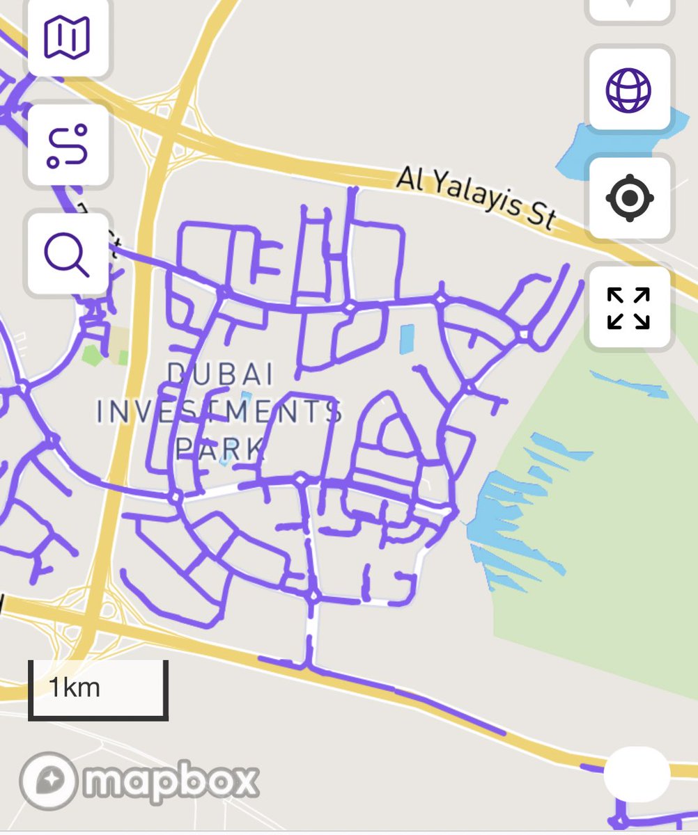 PinkTaxiRunner's tweet photo. My sunrise run in #DIP2 was successfully complet e as the area has but a few missing sections of streets now - I really got to know it ! https://t.co/bLoNmc0oh0