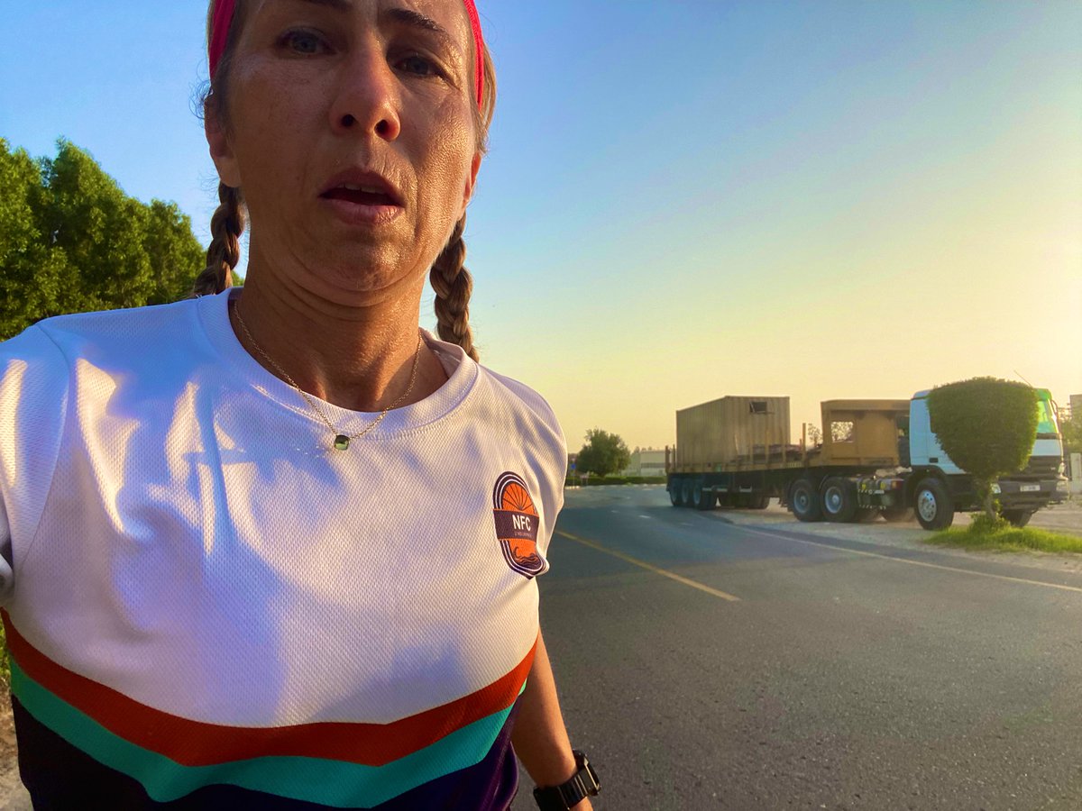 PinkTaxiRunner's tweet photo. My sunrise run in #DIP2 was successfully complet e as the area has but a few missing sections of streets now - I really got to know it ! https://t.co/bLoNmc0oh0