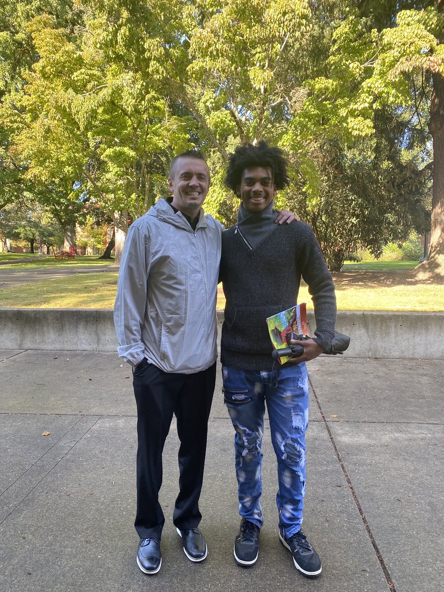 Today I was able to visit <a href="/pacificu/">Pacific University</a> in Oregon. Their faculty members are the best! I was able to meet <a href="/JustinLunt/">Justin Lunt</a> <a href="/coachMinor3/">Brant Minor</a> &amp; <a href="/brennenmcnabb3/">Brennen McNabb</a>  and sit through their team practice. Both the team and coaching staff left a great first impression on me. <a href="/goboxers/">Pacific Boxers</a>