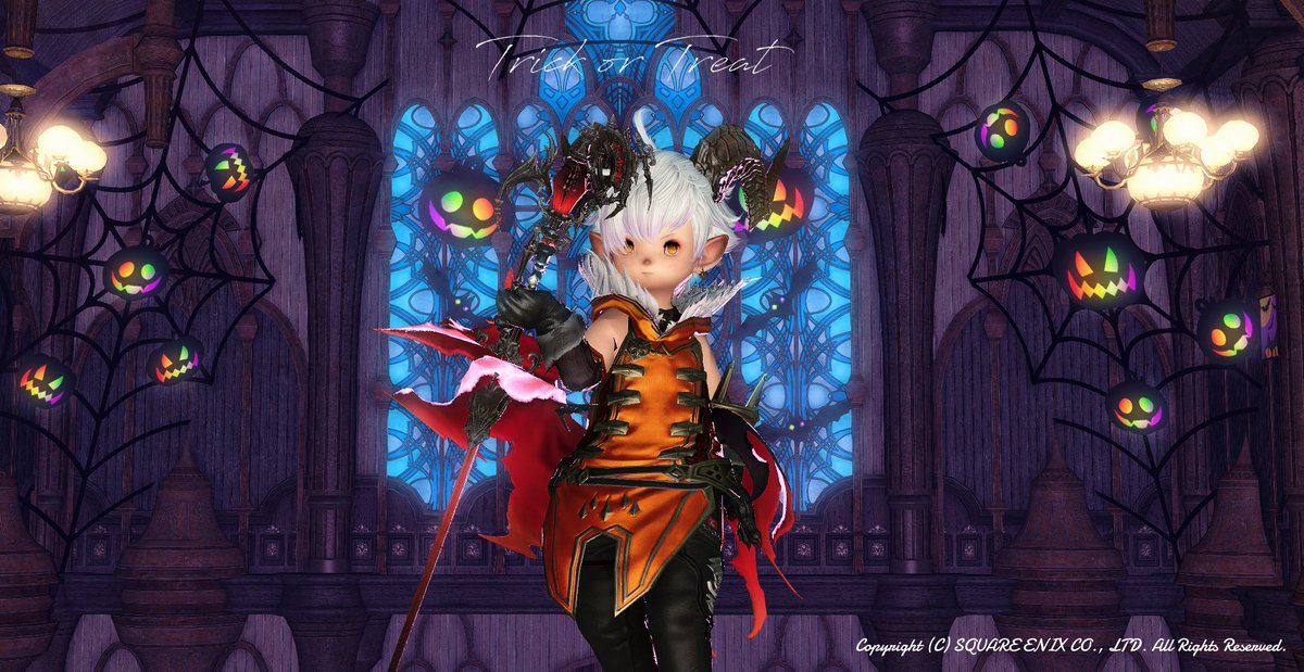 Aoi_Sincere's tweet photo. 申し訳程度のハロウィンコーデ。メタリックオレンジ初めて使ってみたけど良すぎる🎃 https://t.co/cV7xl6wNGI