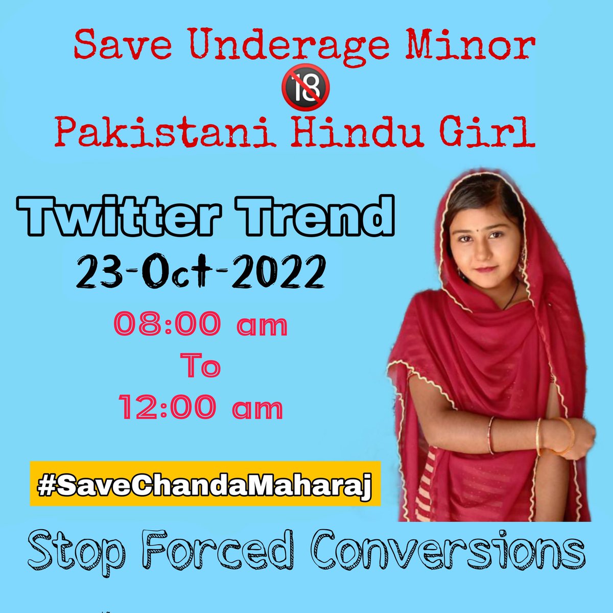 Join for Pakistani Sindhi Hindu Daughter
Save Kid Chanda Maharaj
You have more Power 🙏
#SaveChandaMaharaj
