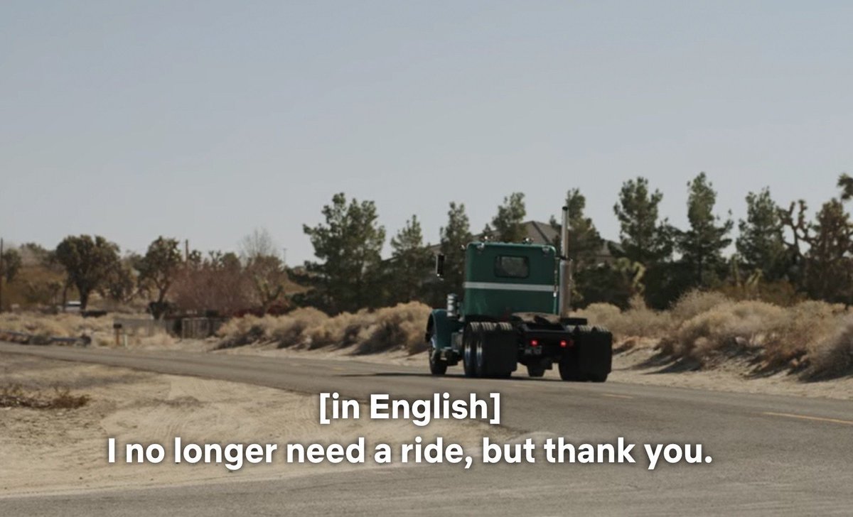 UnaRevolucion's tweet photo. #elrey #netflix I am enjoying this series BUT what in the production mess up is this?

How does he not only speak English within the very next frame, but it gets translated to English from English? 😂 https://t.co/AScHt1HJFY