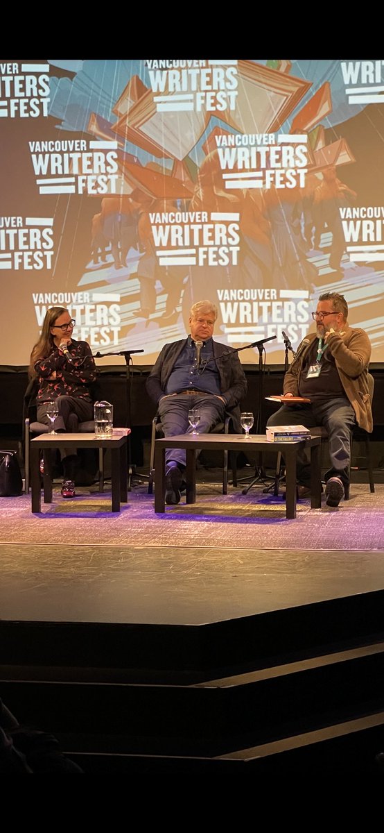 Another excellent & fun Writers fest event. @YrsaSig @linwood_barclay @VanWritersFest