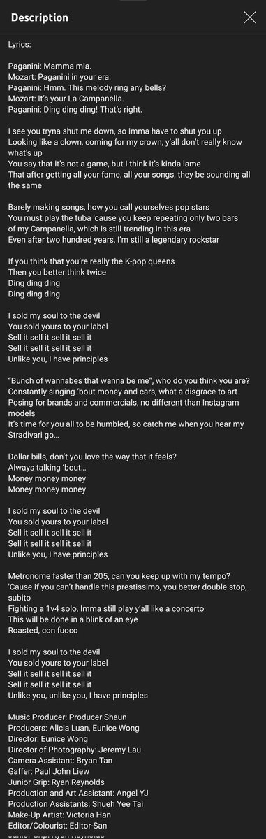BLACKPINKGLOBAL's tweet photo. “It is all done lightheartedly. It’s a parody.” 

To the writers, producers, and everyone who are involved in the creation and production of this song, and to people buying their lame excuse and defending them— YOU ARE THE JOKE. DISGUSTING. @TwoSetViolin https://t.co/yXj98YEq92