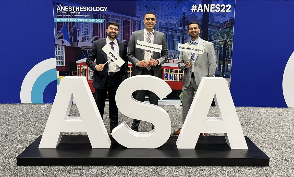 Naija_Doc's tweet photo. First ASA conference and hopefully many more to come! #Match2023 #Anes22 #madeforthismoment https://t.co/oXREoLa86y
