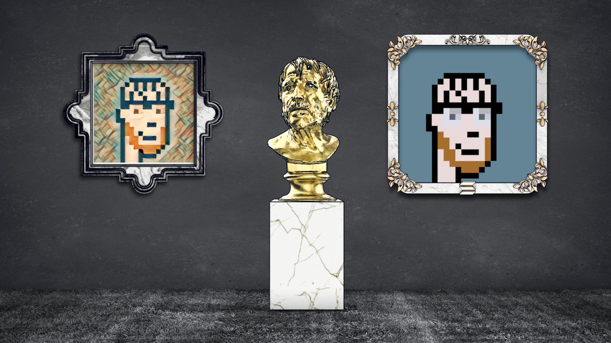 CryptoBlckParty's tweet photo. Should @nft_frames get a badge @artblocks_io?
Must own & verify ownership @MetaMask $ETH & or @phantom $SOL
Both @ethereum @solana #NFT Mini Gallery Vibes
๐ผ๏ธ๐จ
L @cryptopunks & @ArtPunksNFT
R Rank 2 #FramesNFT
@y00tsNFT
@PlayboyNFTS
@fame_ladies
@GothicDegens @TheFracture_ https://t.co/2MlyzKAM1R