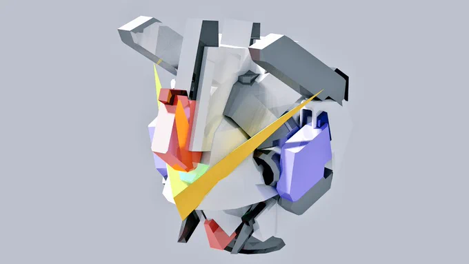 久しぶりにCGです直したい所は山ほどあるのですがとりあえず仮完成です#3DCG#ガンダム 
