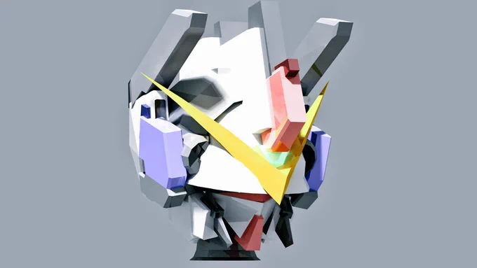 久しぶりにCGです直したい所は山ほどあるのですがとりあえず仮完成です#3DCG#ガンダム 