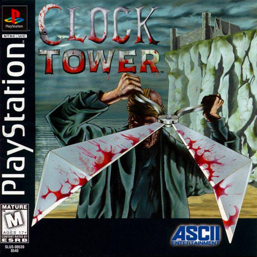 RT @BoxArtILike: Clock Tower
[USA, 1996, PlayStation, ASCII Entertainment] https://t.co/kRcbYeMFEG