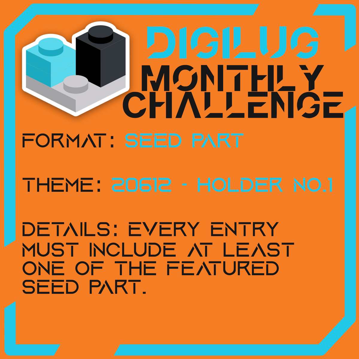 Challenges are back! 9 days to enter this one in our discord.