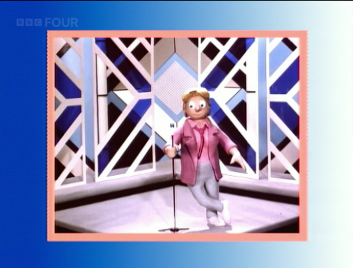 jdglee's tweet photo. Aardman animated the title sequence for Victoria Wood: As Seen on TV.  Brilliant! https://t.co/EG8wqIxfwh