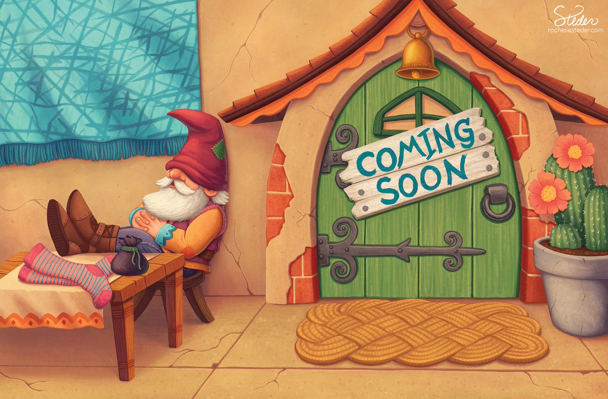 I recently got the ok to post the art I've been making for the new ArchRavels: Magic Socks expansion by <a href="/xyzgamelabs/">XYZ Game Labs</a>! This was the promo image used to announce the game at Gen Con.
I've got a bunch of fun art I can't wait to share from the expansion &amp; still more in the works too!