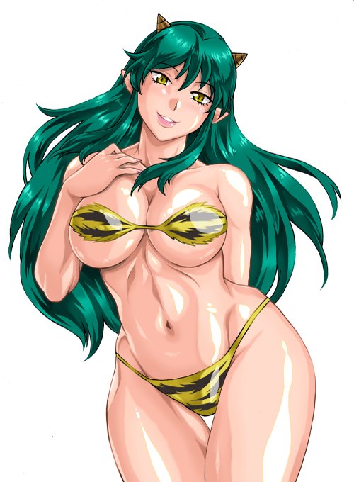 ねぇお兄さん、いいことしない?系のラムちゃん。
今度は今のアニメの髪の色にチャレンジしてみたいですね。 