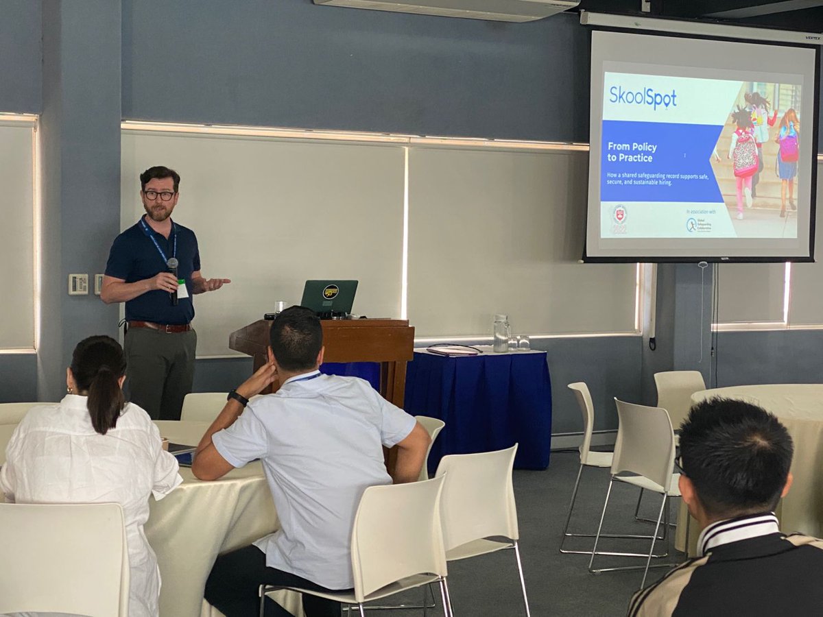 TheAshPugh's tweet photo. I learned a lot this week. But not from the people I usually work with.

At ASISS in Bangkok I met with Risk Mgmt, Heads of Security, and Ops Directors.

Brilliant professionals with uniquely valuable perspectives on safeguarding.

#intled #safeguarding #internationalschools https://t.co/X6cnnRWaQ0