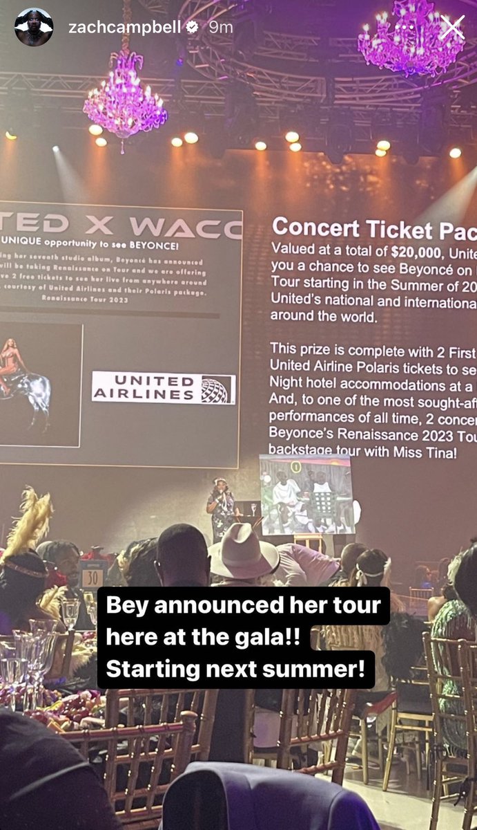 Rap Alert on Twitter "Beyoncé announces that her Renaissance Tour is