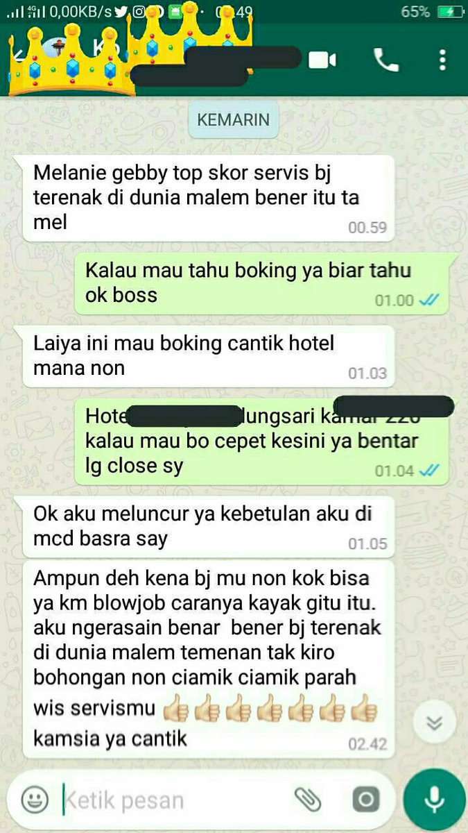 Meiwameilan's tweet photo. COD SBY WA 081332417079/081553241610  pelayanan rasa pacar sabar telaten sini say tak sedot telormu bjku lain cara bjnya lo

#bosurabaya 
#codsurabaya
#availsurabaya 
#bispaksurabaya 
#surabayacod 
#surabayabo
#availbosurabaya 
#openbosurabaya 
#includesurabaya 
#excludesurabaya https://t.co/ZGYJwS0P2T