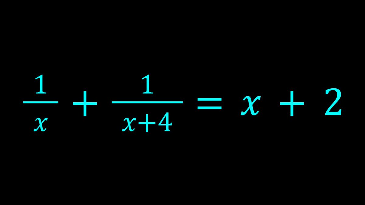 SyberMath's tweet photo. Solving a Rational Equation in Two Ways
#ChallengingMathProblems #RationalEquations
via @YouTube @Apple @Desmos @NotabilityApp
@googledocs @canva
https://t.co/KjPMrHsnNR https://t.co/TfY5C6Y3ZQ