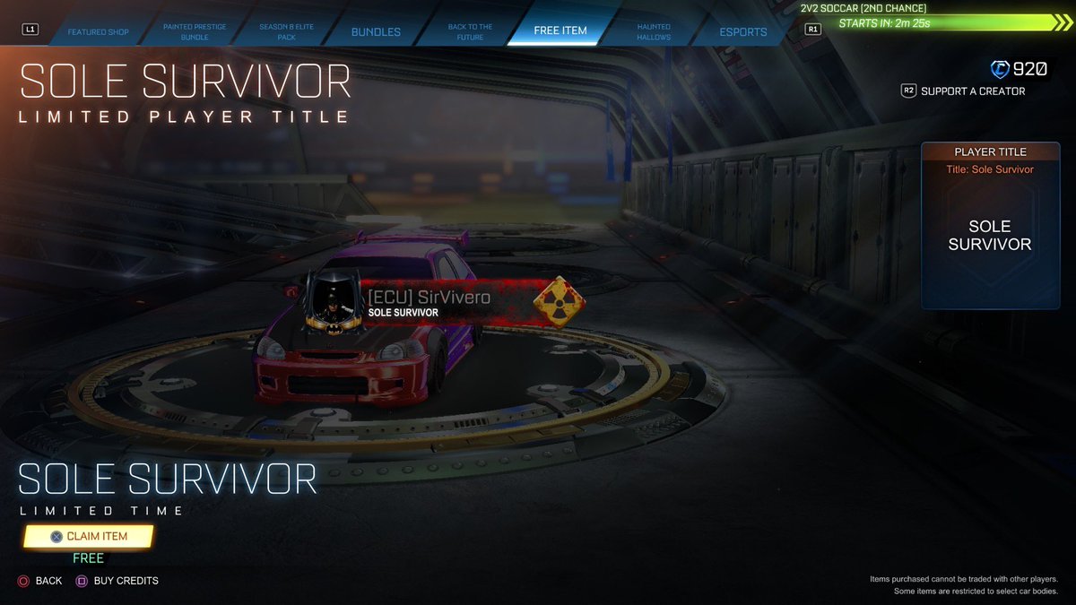 Info Rocket League tweet media