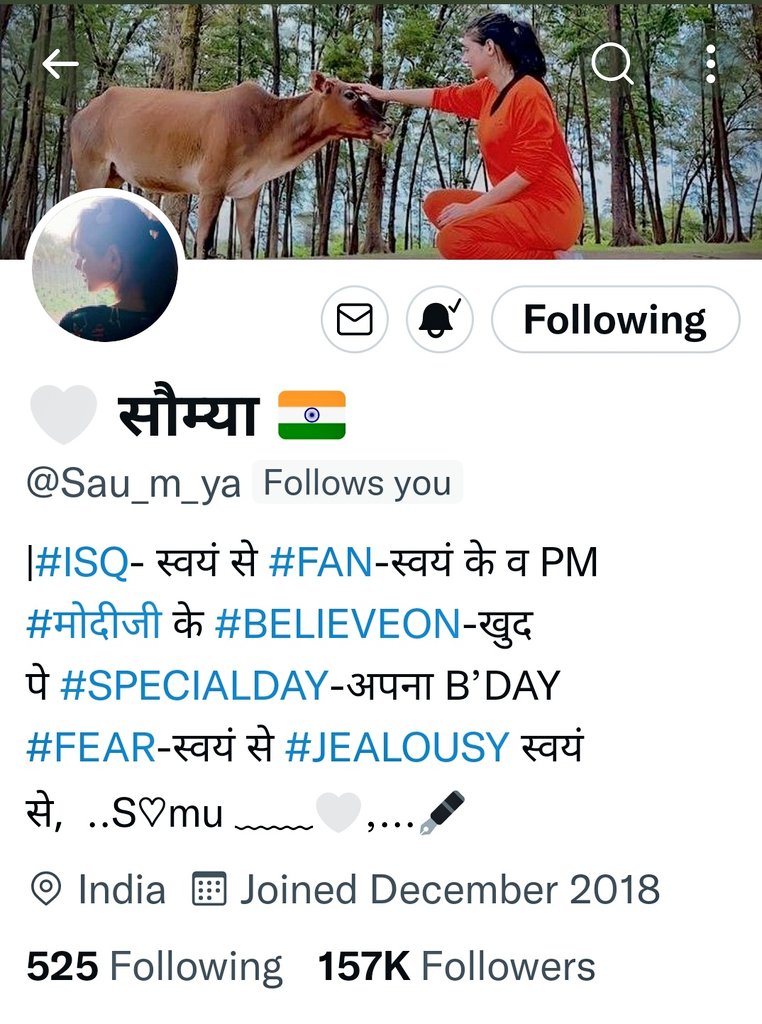 RamPratapS_Bjp's tweet photo. #157k #फ़ॉलोअर्स
पूरे होने पर @Sau_m_ya बहन
को ढ़ेर सारी शुभकामनाएँ 💐🎁 https://t.co/b07b7zgR27