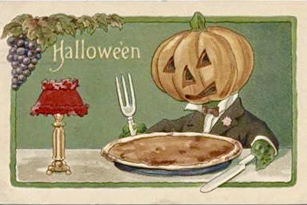 Gals and ghouls, it is finally time for unhinged Victorian greeting cards, Halloween edition. As usual, we start with highlights. Vengeful jack-o-lanterns GOURD CAR. A produce caravan A pumpkin man contemplating cannibalism and mortality