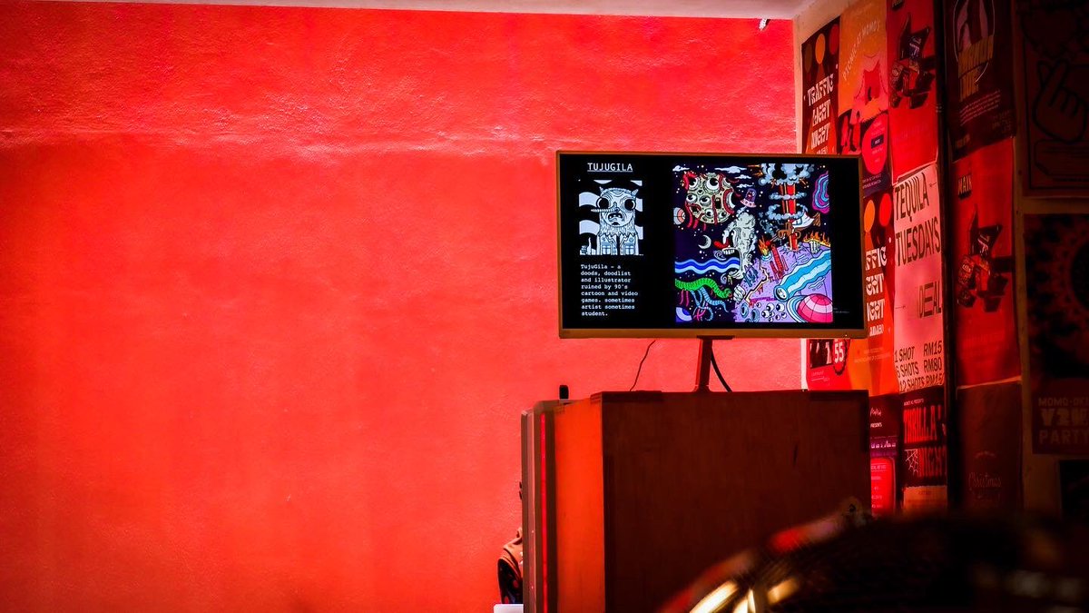 wearefilamen's tweet photo. Digiverse by @nfxt.io at @stayatmomos
featuring:
@hellofaten @ardacadabrahh @amir_hamz_ @AzyanDraws @tujugila @mumu_thestan @fizahrah @izealist @lakarumbi and many more digital artist.
#cryptoart #digitalart #projectionmapping #interactivemapping #nfxt #senikripto https://t.co/RiKv2a23ng
