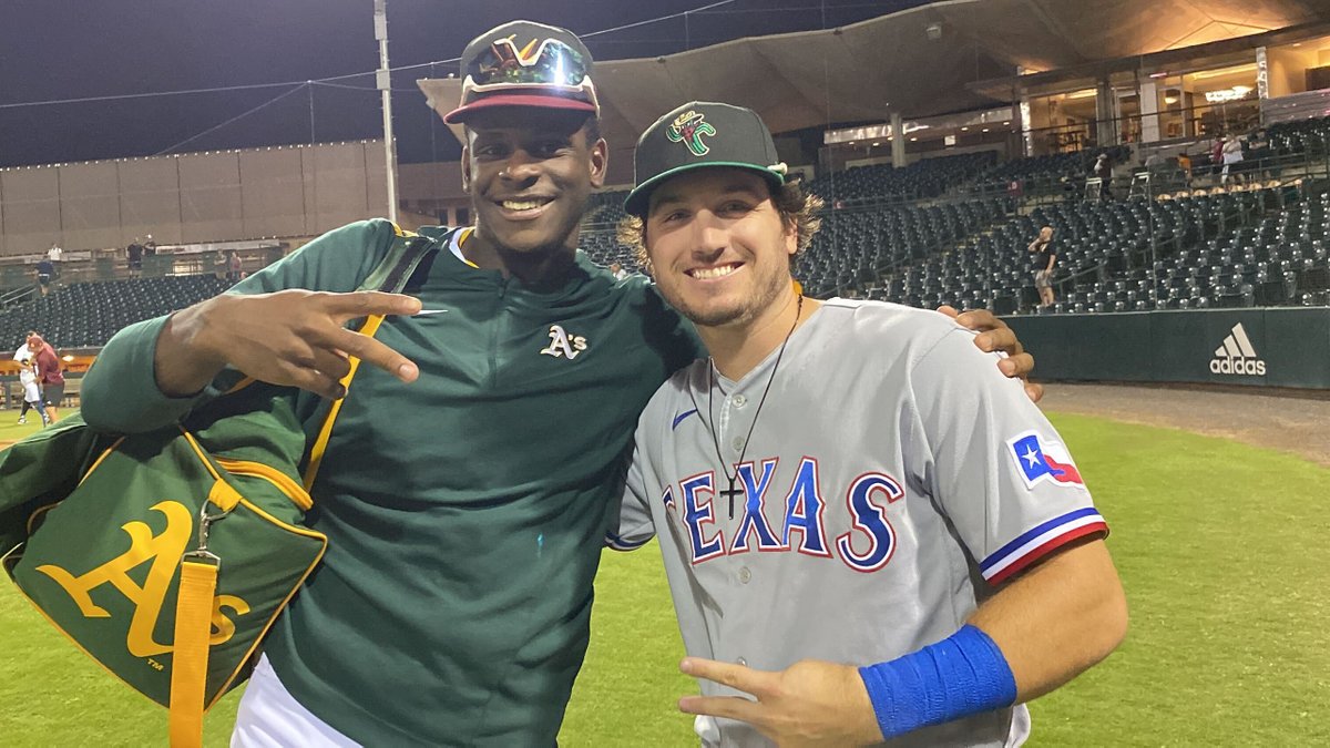 Nothing quite like going home. #TexasRangers prospect Trevor Hauver had a day back at his old @ASU_Baseball stomping grounds while playing in the AFL: atmlb.com/3VSkgot
