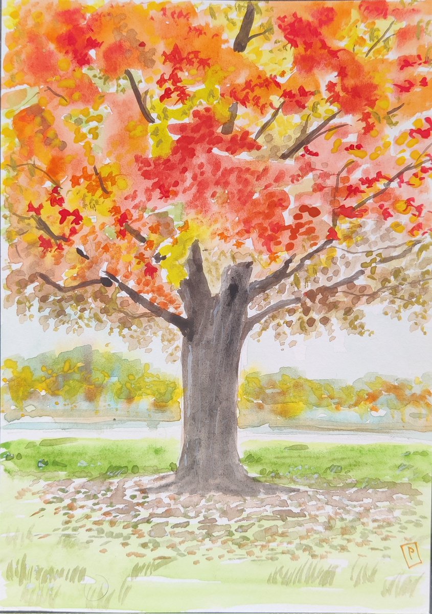 pradeepgv's tweet photo. സ്വപ്നങ്ങൾ പൂക്കുന്നൊരിടം
#treespace #myartwork #watercolorpainting #tree #painting https://t.co/Y58ehPp426