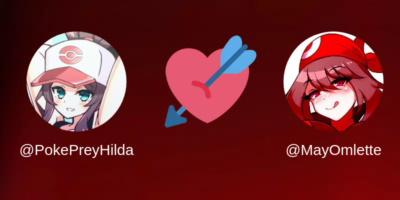 PokePreyHilda's tweet photo. My Twitter Crush is: @MayOmlette

Find yours at https://t.co/Rh5cXwy38e

⠀ https://t.co/vxWdQAeyPN