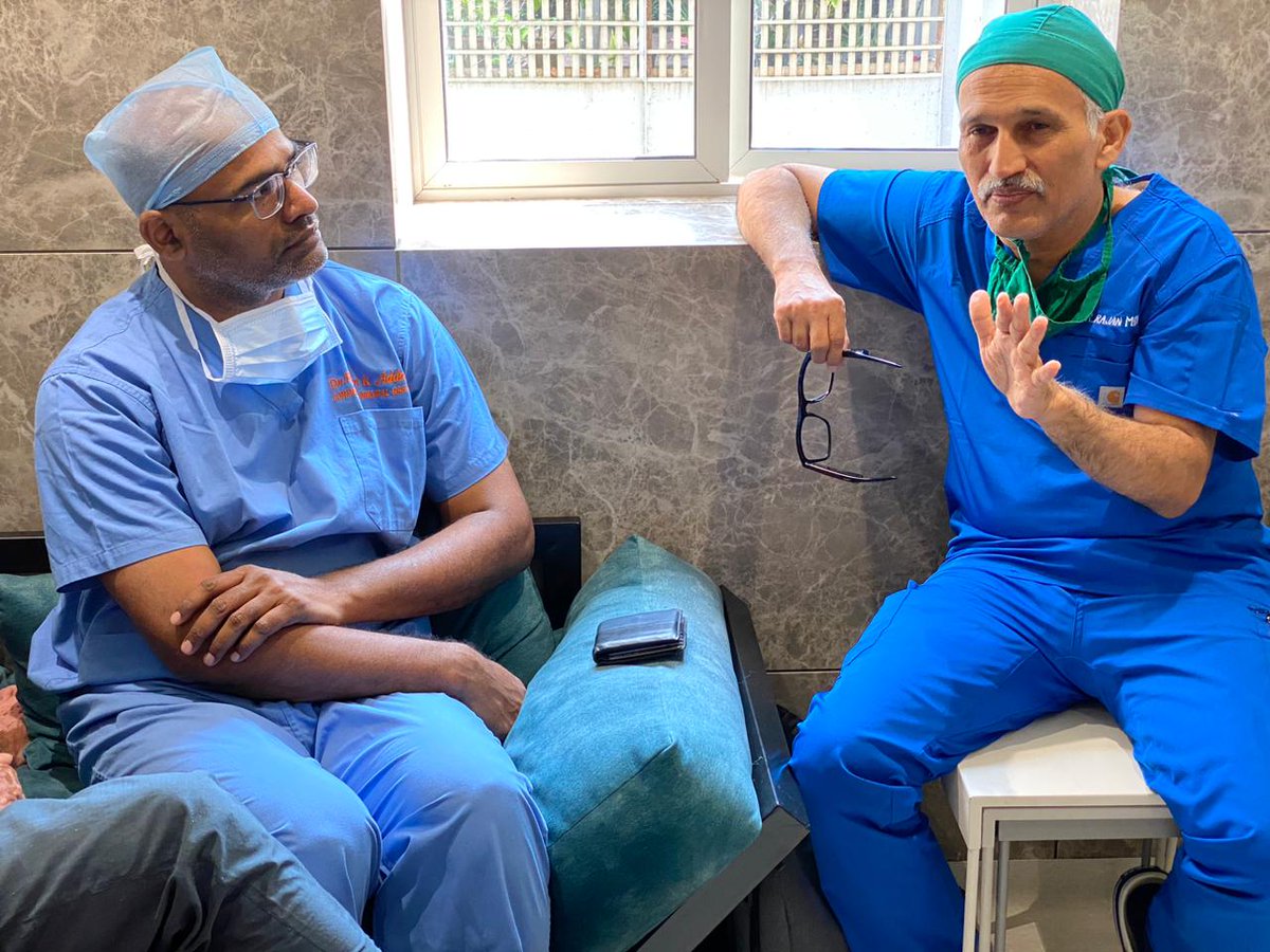 It was a pleasure to meet Dr. Ranjan Mody in Mumbai. Had an insightful session on refining skills in Laser Proctology.
#laserproctology #lasertreatment #surgerylife #surgeon #surgeonsofinstagram #painlesstreatment #mumbai #drranjanmody #drpavankaddala #YashodaHospitals