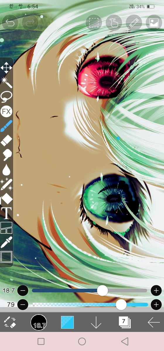 Eye art style of mine 🦠🦠#illustrationart #artwork #digitaldrawing #digitalart #Eyesさんと繋がりたい