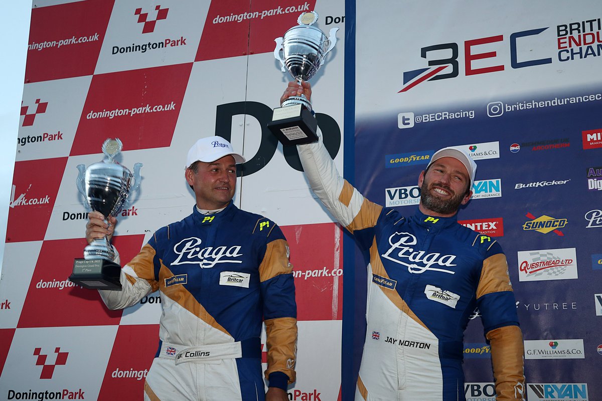 praga_official's tweet photo. 🏆 Praga Cup podium for Round 6 Race 1 @DoningtonParkUK 22/10/2022. Triple podium for team Idola Motorsport.

🥇 @JimmyBroadbent and @_gordie_mutch_ 
🥈 @BenCollinsStig and @jay_morton_ 
🥉 @EdwardBridle and @ChrisBridle20 

📸 @JakobEbrey 

#PragaCup #PragaR1 #WinningInstinct https://t.co/LRn2lANhIm