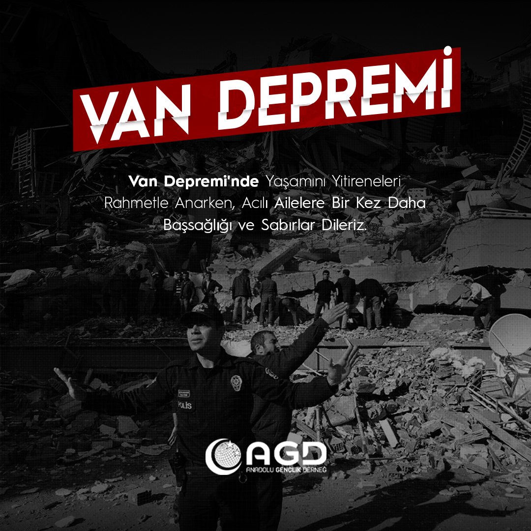 Van Depremi'nin 11. yılında yaşamını yitirenleri rahmetle anarken, acılı ailelere bir kez daha başsağlığı ve sabırlar dileriz.