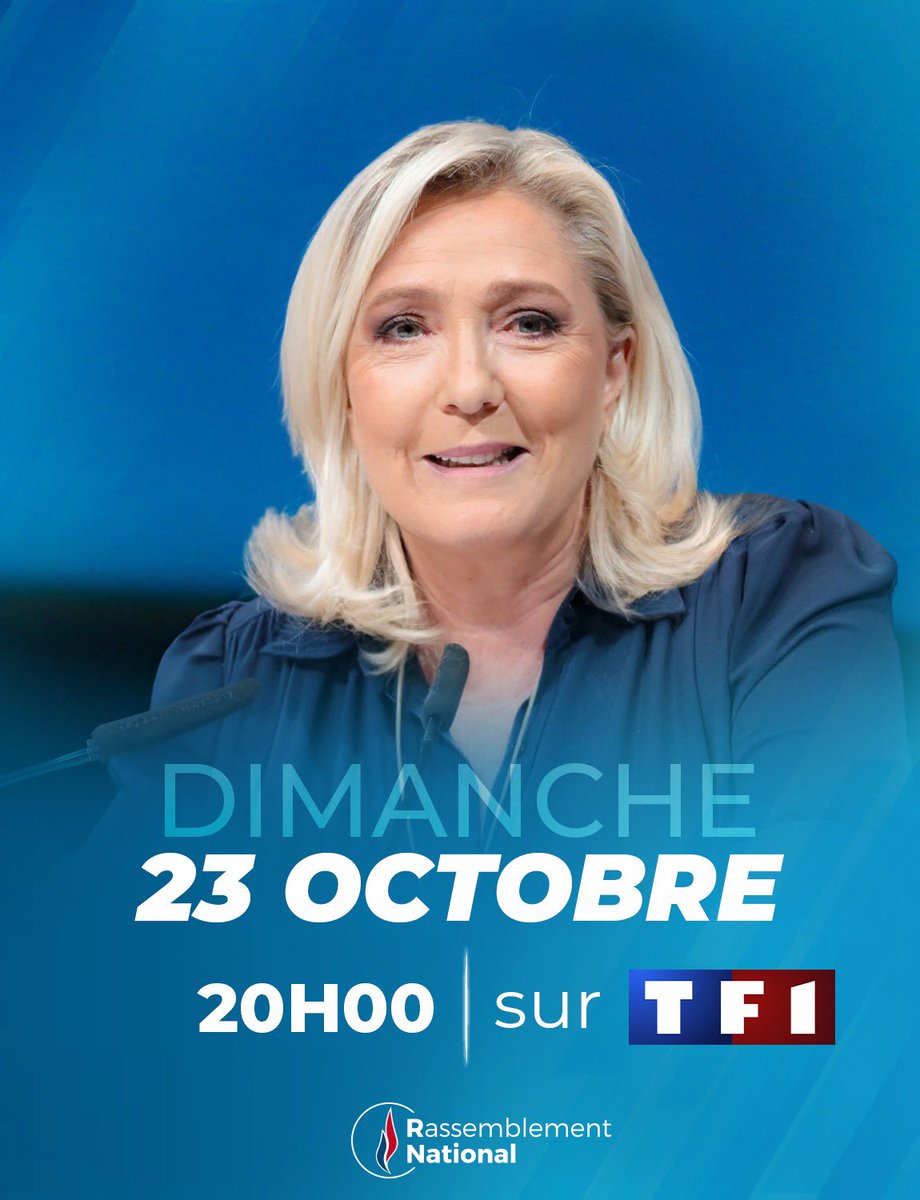 📺 Je serai ce soir à 20h l’invitée du JT de @TF1 ⤵️