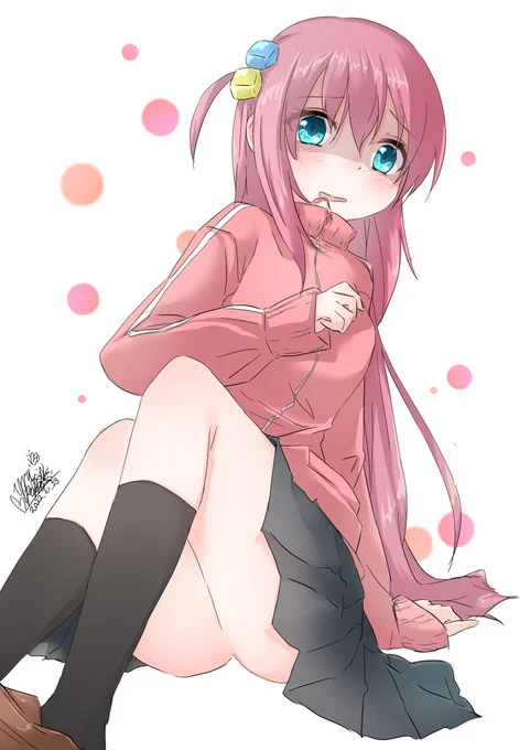 今季のアニメ「ぼっち・ざ・ろっく」から!お題箱にもあったのでっ#後藤ひとり#ぼっち・ざ・ろっく 