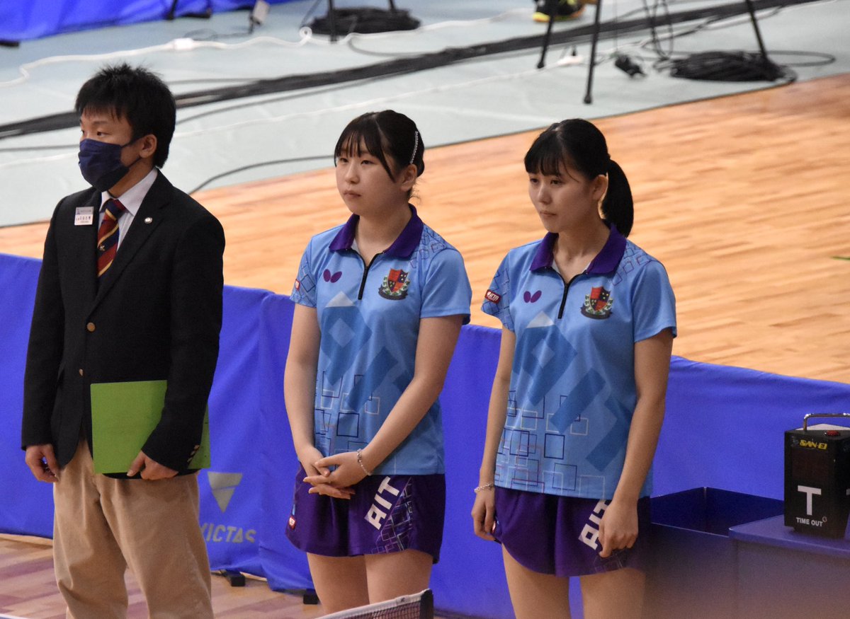 roy_tt69's tweet photo. 谷渡･信田ペア(愛知工業大)
全日学ダブルス優勝
おめでとうございます

優勝決めたあと喜んでるお二人の様子がとてもかわいらしかったです💞 https://t.co/8RtFnbVd4J