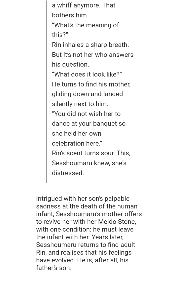 SessrinBang's tweet photo. Writer Quincette's collab with 
@shirubihime and @LavenderRitowa  for the 
@SessrinBang
 2022

🌙 AO3 Link: https://t.co/AquS9LzB5H

🍈Artist's works below⬇️ 

#SessRinBang2022
#sessrin #sesshomaruxrin  #殺りん #sesshomaru #rin #殺生丸 #りん #犬夜叉 #inuyasha https://t.co/Huiza4wdAu