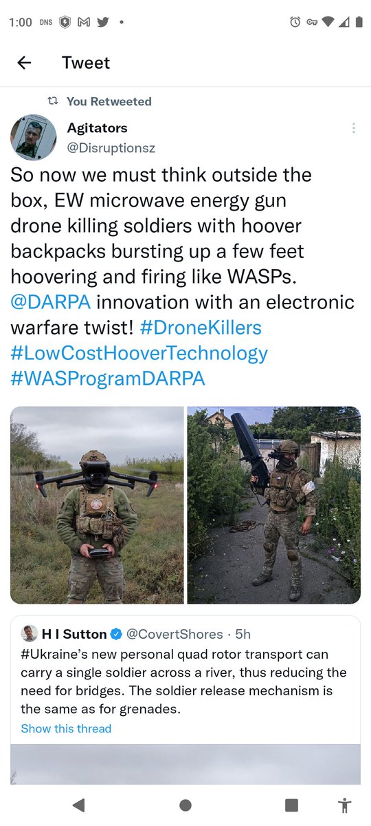 Disruptionsz's tweet photo. @GeeDawg55975157 #ArchangelsOfUkraine #DroneHunters #DroneKillers https://t.co/jiiFzrlNrS