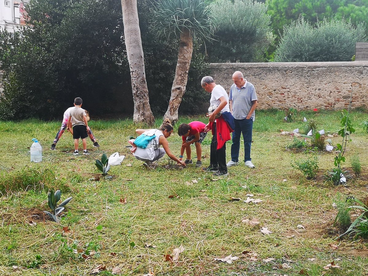 CaliuHab's tweet photo. Avui ens reunim al Parc de Ca l'Arnús per acompanyar la plantada d'arbres al solar on es vol construir i especular amb l'habitatge. Juntes lluitem contra l'especulació! 
#HabitatgeCooperatiu #Badalona 
@Defensacalarnus https://t.co/NhlAiNjGcF