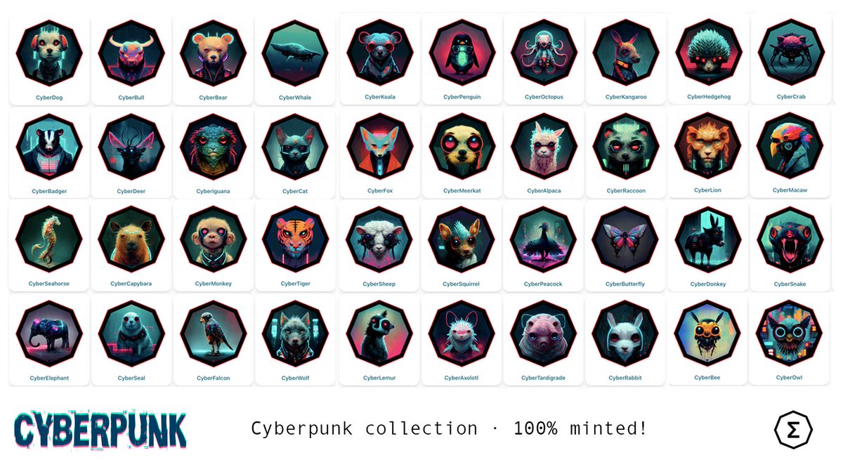 100% minted! 🔥🖤

👉 allcyberpunk.com #allcyberpunk #enft #ergo #ergonft #ergonauts $erg  #CyberErgonauts #DiscoverErgo